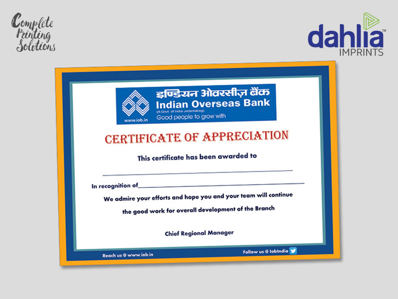 4 Color Certificate Printing In Bangalore 4 Color Certificate Printing In Bangalore