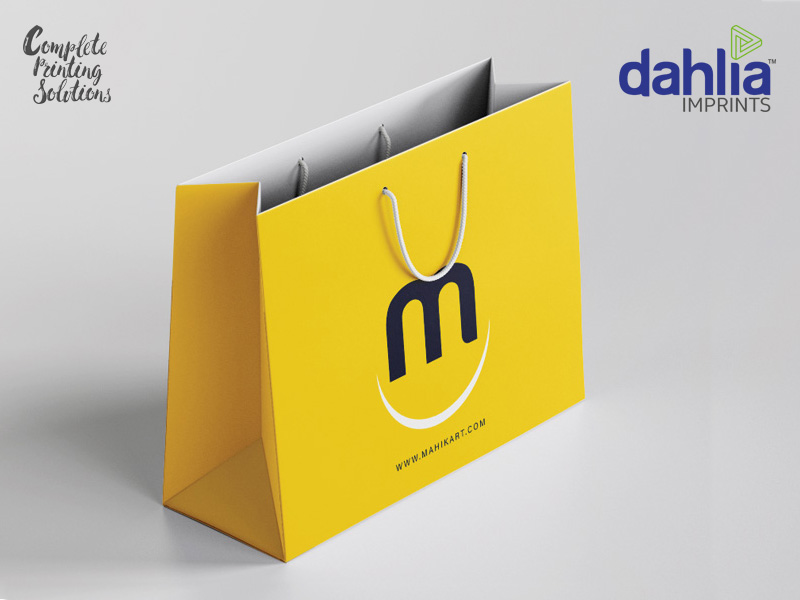 Paper Carry Bags Printing - Dahlia Imprints - Printing Solutions