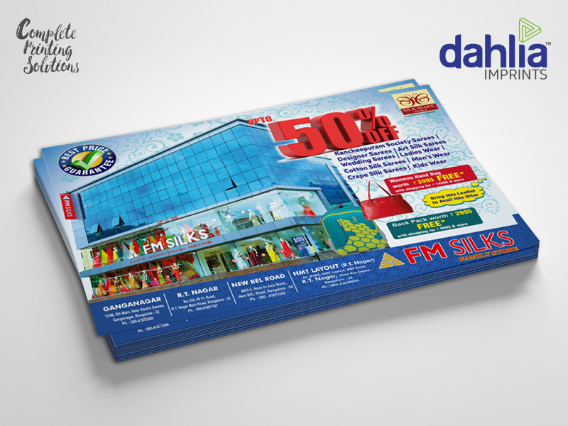 A4 Size Leaflet Printing Cost, Rate, Price in Bangalore A4 Size Leaflet Printing Cost, Rate, Price in Bangalore