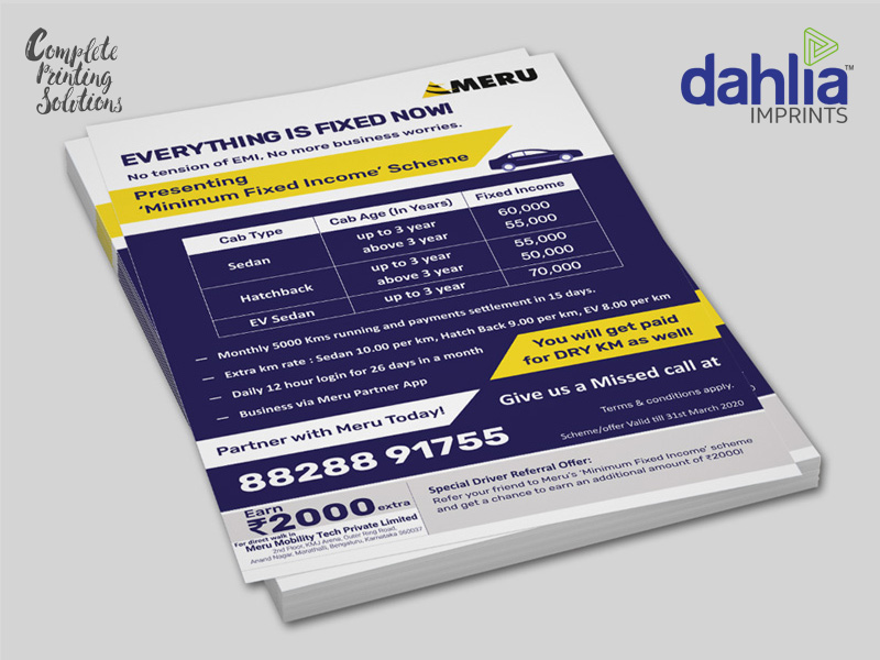 A4 Size Flyer Printing Cost, Rate, Price A4 Size Flyer Printing Cost, Rate, Price