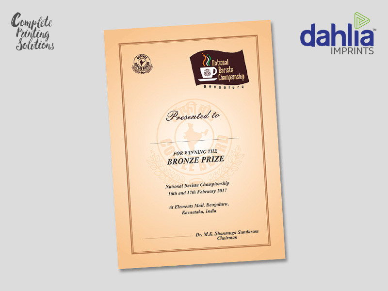 Best Certificate Printing In Bangalore Best Certificate Printing In Bangalore