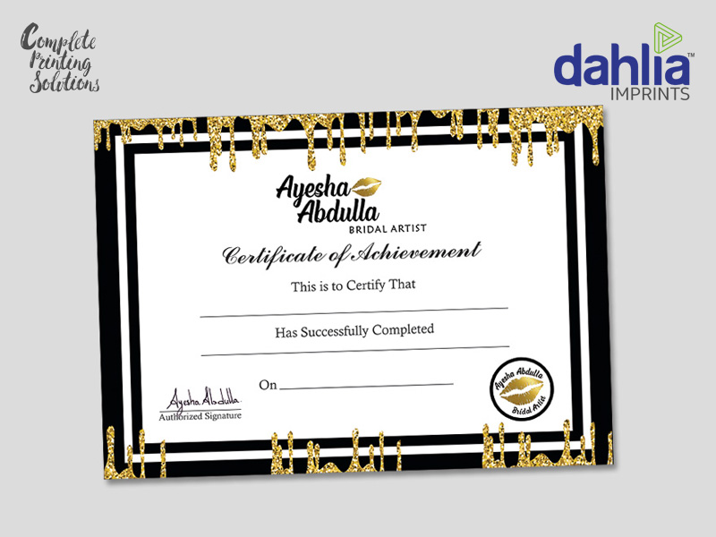 Certificate Printing Cost, Rate, Price In Bangalore Certificate Printing Cost, Rate, Price In Bangalore
