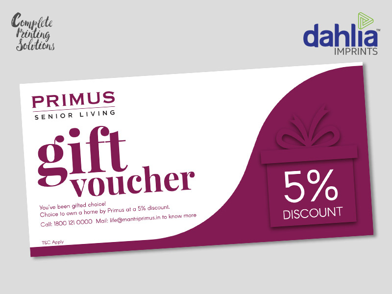 Cheap, Low Cost Voucher Coupon Printing In Bangalore