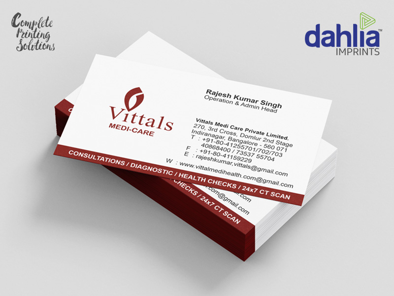 Digital Visiting Card, Business Card Printing In Bangalore