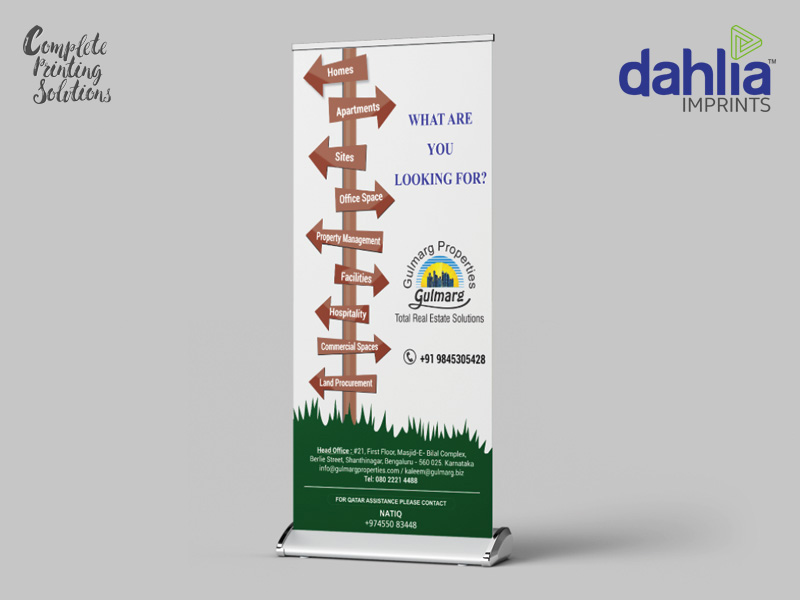 Fabric Rollup Standee Printing In Bangalore Fabric Rollup Standee Printing In Bangalore