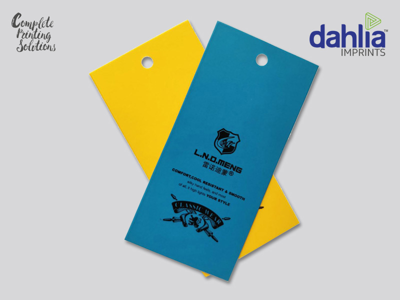 Multi Color Hang Tags Printing In Bangalore Multi Color Hang Tags Printing In Bangalore