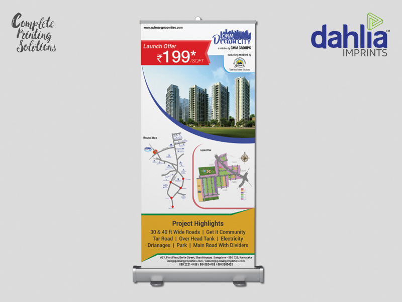 Multicolor Rollup Standee Printing In Bangalore Multicolor Rollup Standee Printing In Bangalore