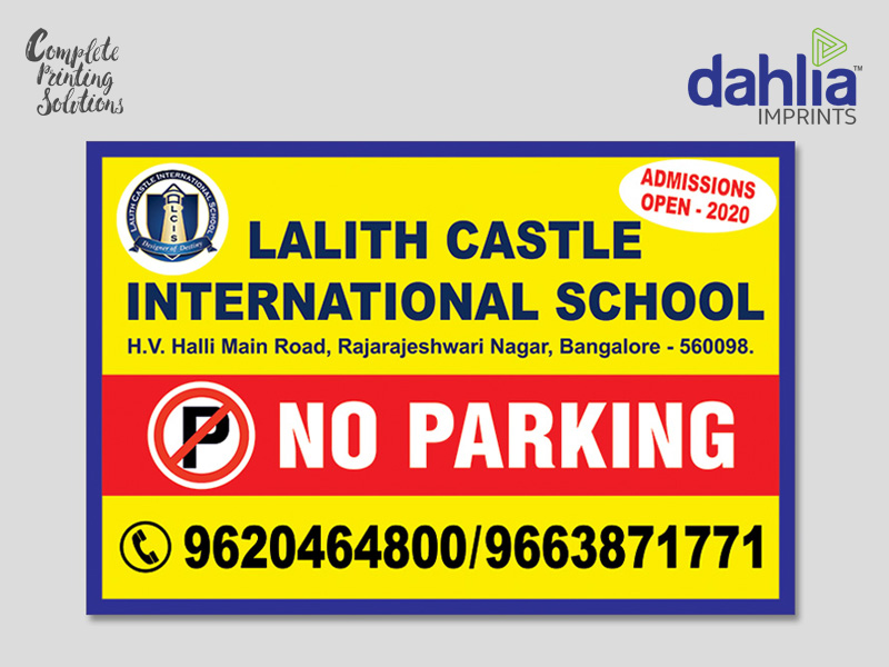 Top No Parking Board Printing In Bangalore Top No Parking Board Printing In Bangalore