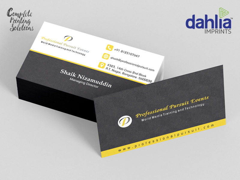 Top Visiting Card, Business Card Printing In Bangalore