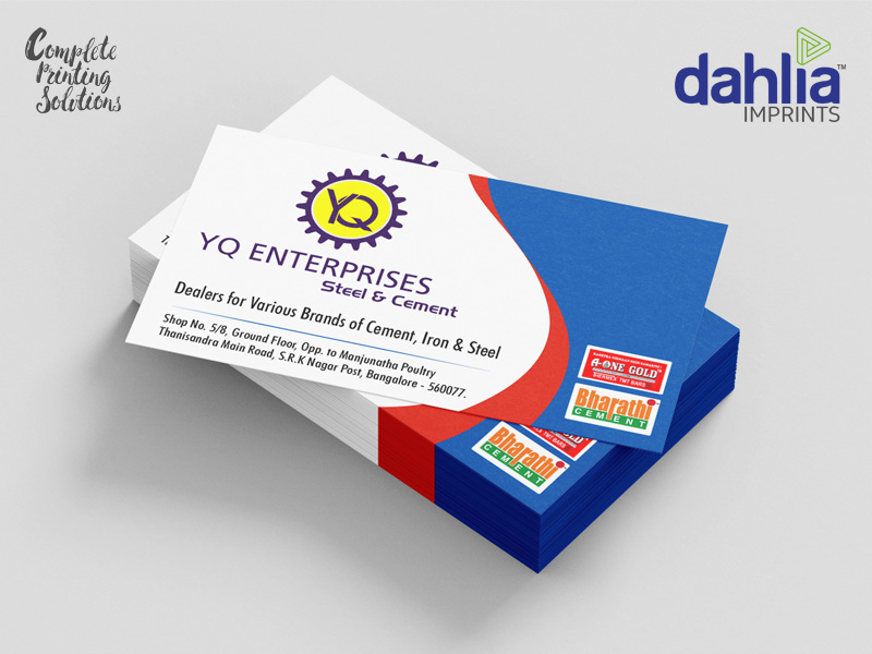 Visiting Card, Business Card Printing Services In Bangalore